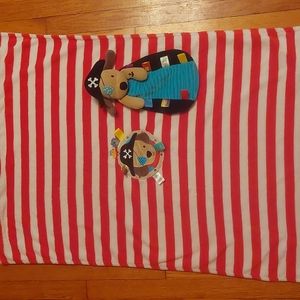 Taggies pirate blanket and lovey